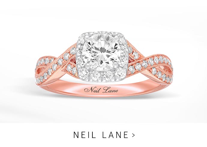 Kwiat | Engagement Ring with a Radiant Pink Diamond and Asymmetrical Band  in Platinum and 18K Rose Gold - Kwiat