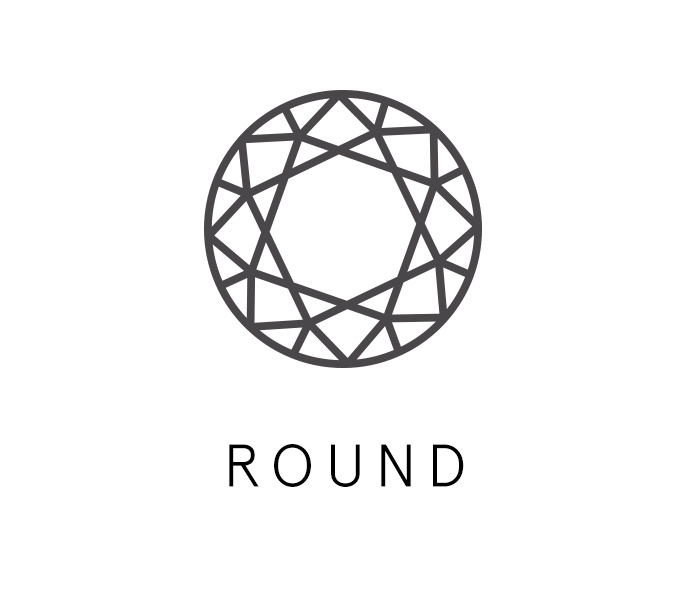 Round loose diamond graphic