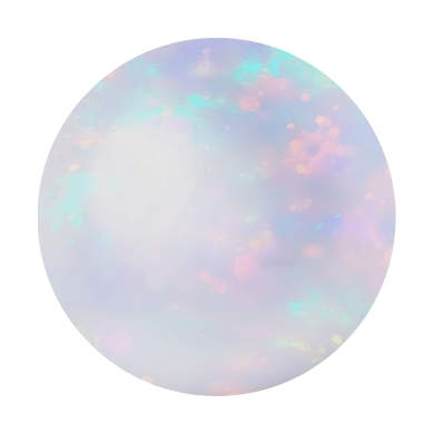 Image of an opal with “October Opal” in text on white background