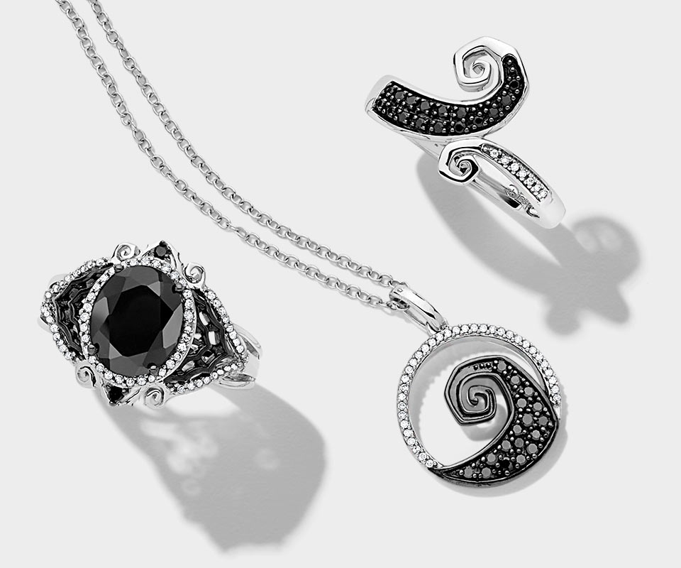 Black Diamond Jewelry in the Nightmare Before Christmas Disney Collection at KAY
