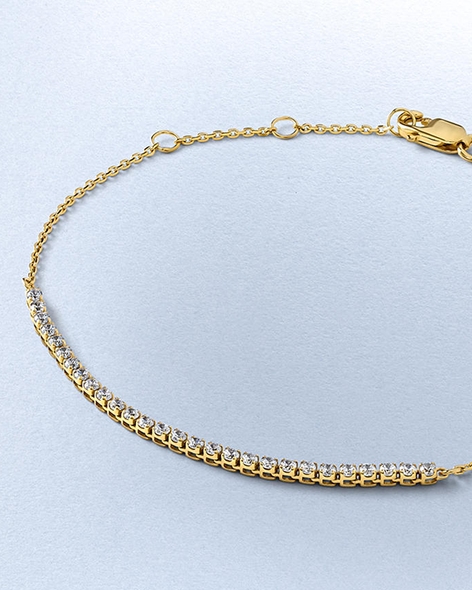 Yellow Gold Diamond Bracelet by KAY.