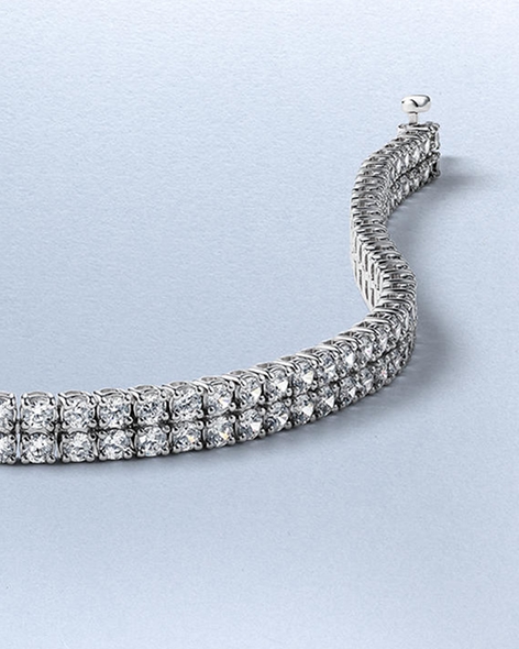 White Gold Diamond Tennis Bracelet by KAY.