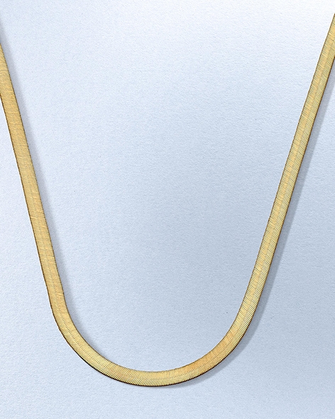 Yellow Gold Herringbone Chain by KAY.