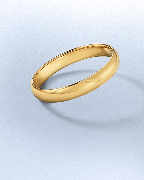 Yellow Gold Wedding Band by KAY.
