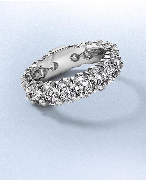 White Gold Diamond Eternity Band by KAY.