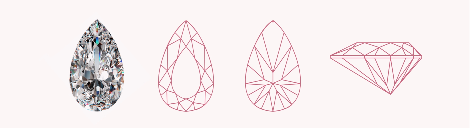 Learn more about pear-shaped diamonds with our buying guide