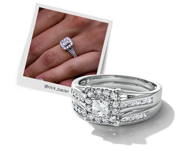 Kay Previously Owned Diamond Engagement Ring 1 ct tw Princess-cut 14K White  Gold | CoolSprings Galleria