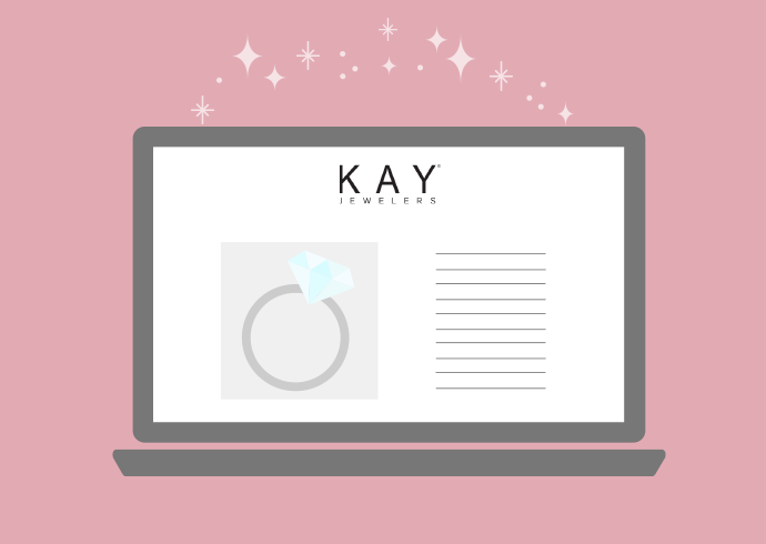 Iconography of Kay Jewelers website
