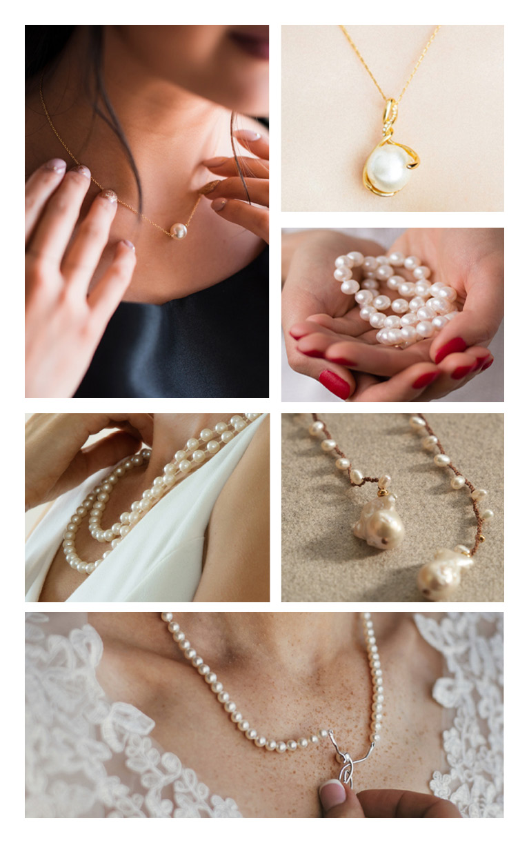 Authentic! Tiffany & Co Platinum Diamond 6.5mm Pearl Necklace | Fortrove