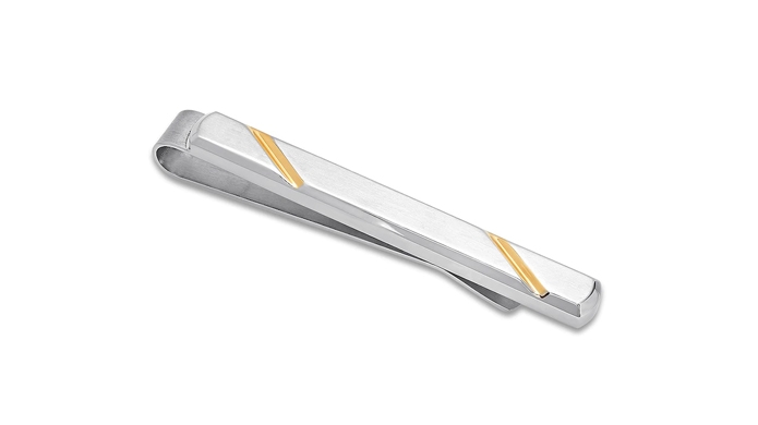 Image of silver tie bar