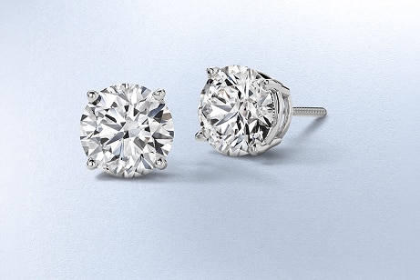 Diamond stud earrings from KAY