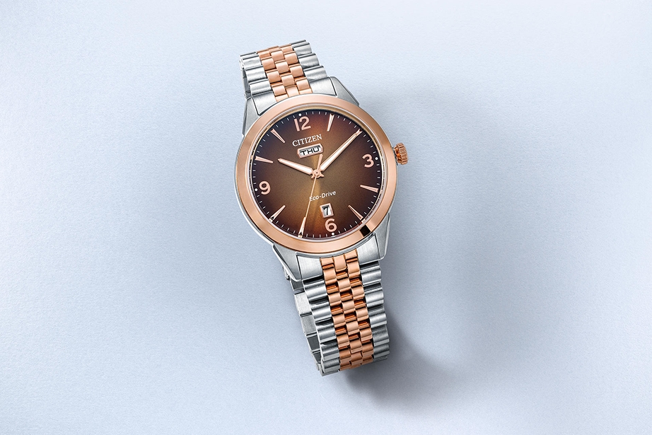 A dual tone watch by Citizen, from KAY.
