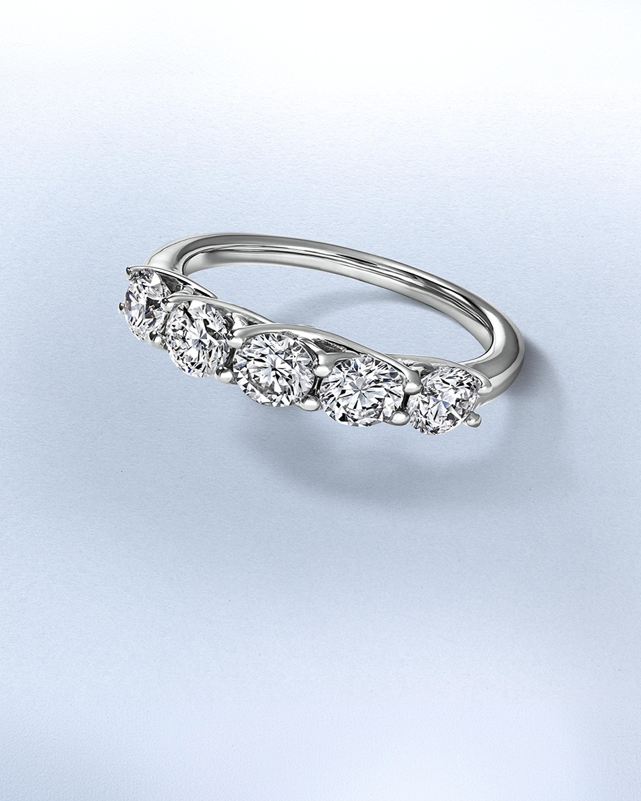 Diamond anniversary ring from KAY.