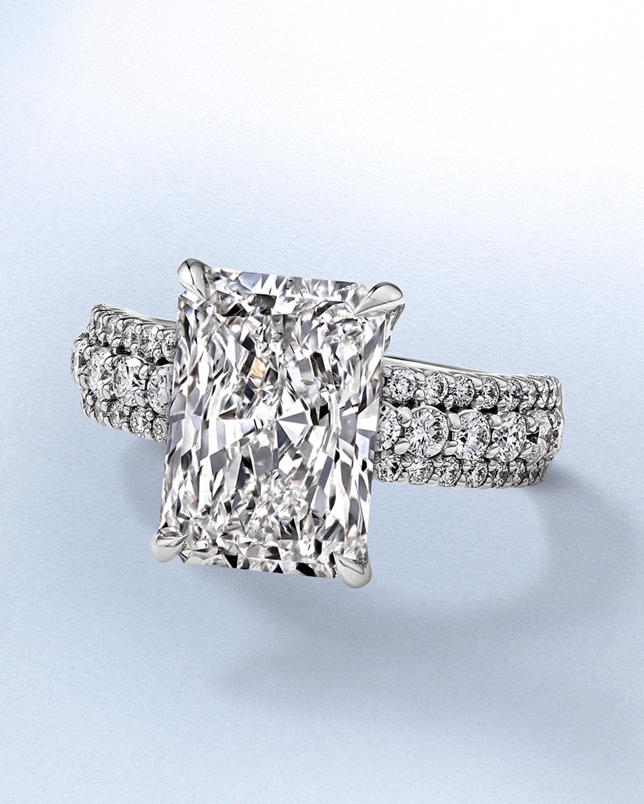 An upgraded diamond eternity band from KAY.