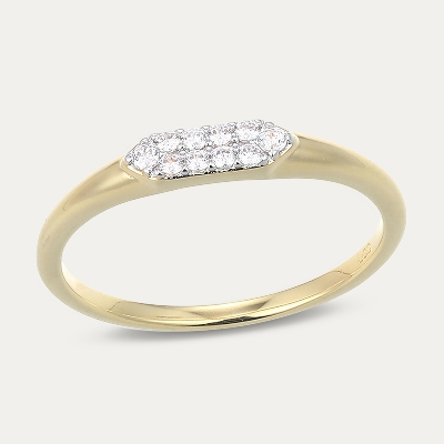 STUDIO BY KAY lab-grown diamond gold ring