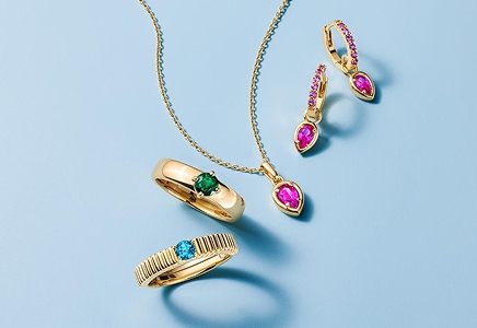 Several gemstone STUDIO BY KAY pieces