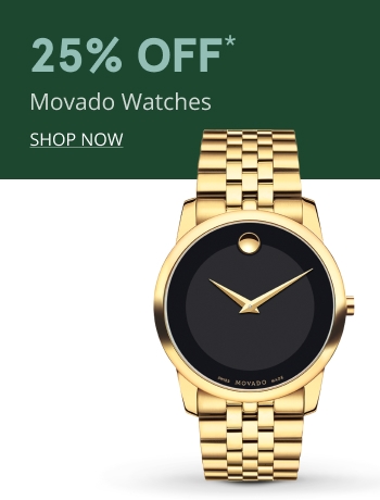 25% Off Movado Watches