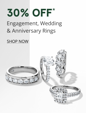 30% Off Engagement, Wedding and Anniversary Rings