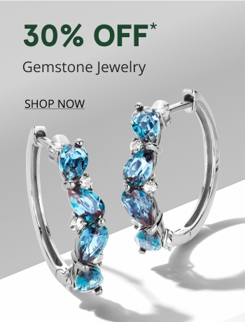 30% Off Gemstone Jewelry