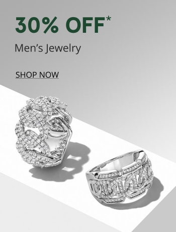 30% Off Mens Jewelry