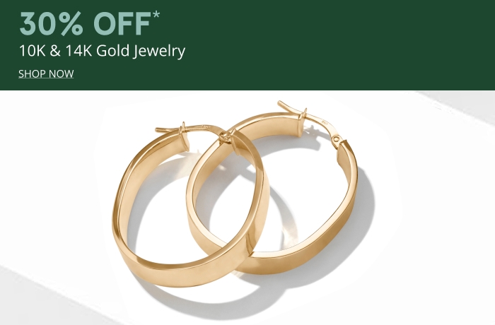 30% Off Gold Jewelry