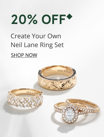 20% off create your own Neil Lane ring set