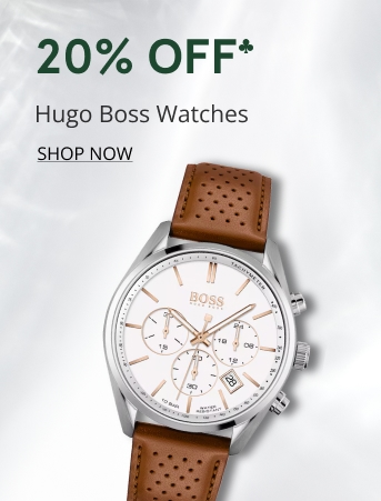 20% off Hugo Boss watches