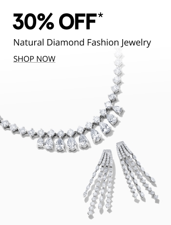 30% off natural diamond fashion