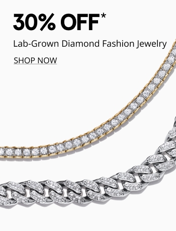 30% off lab grown diamond fashion