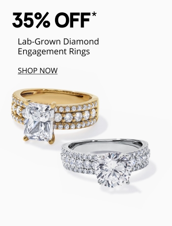 35% off lab-grown diamond engagement rings