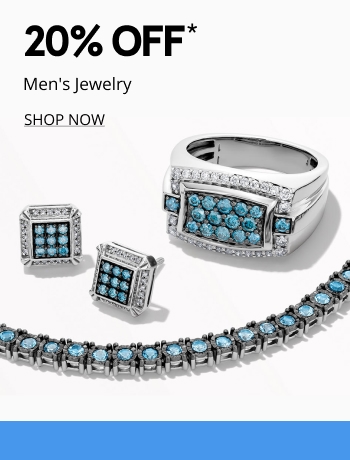 20% off mens jewelry