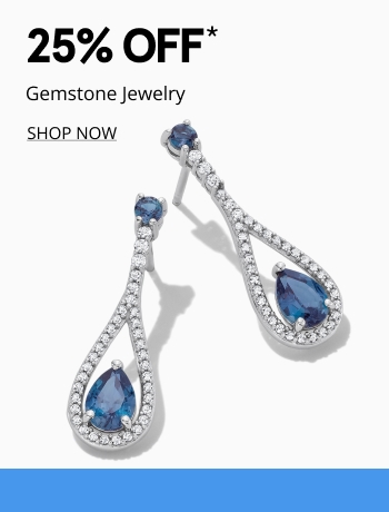 25% off gemstone jewelry