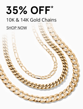 35% off gold chains