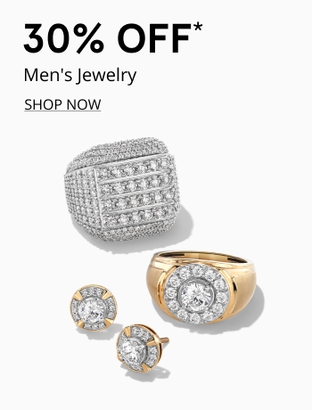 30% off men's fashion jewelry