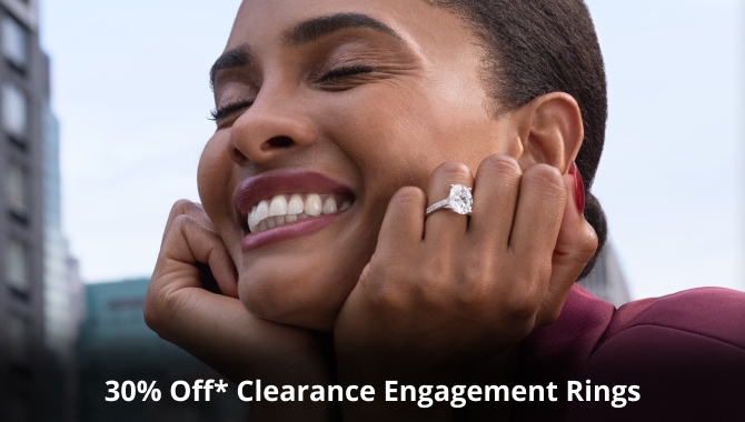 30% Off Clearance Engagement Rings