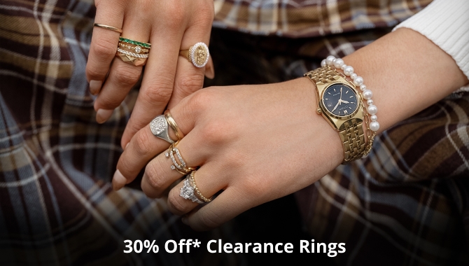 30% Off Clearance Rings