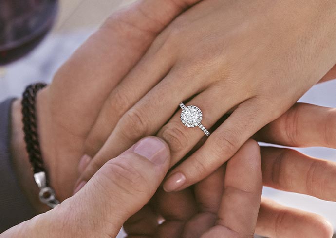 A KAY diamond engagement ring