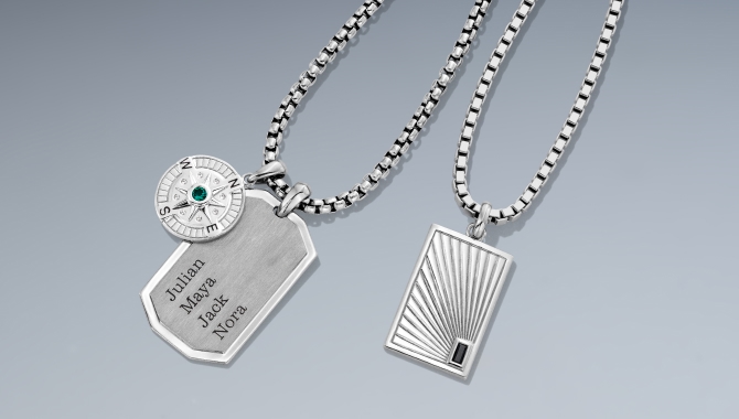 Shop mens personalized jewelry