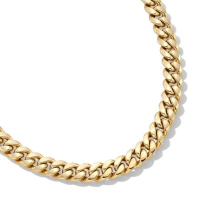 Close up image of gold chain