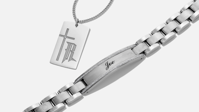Shop men's personalized jewelry