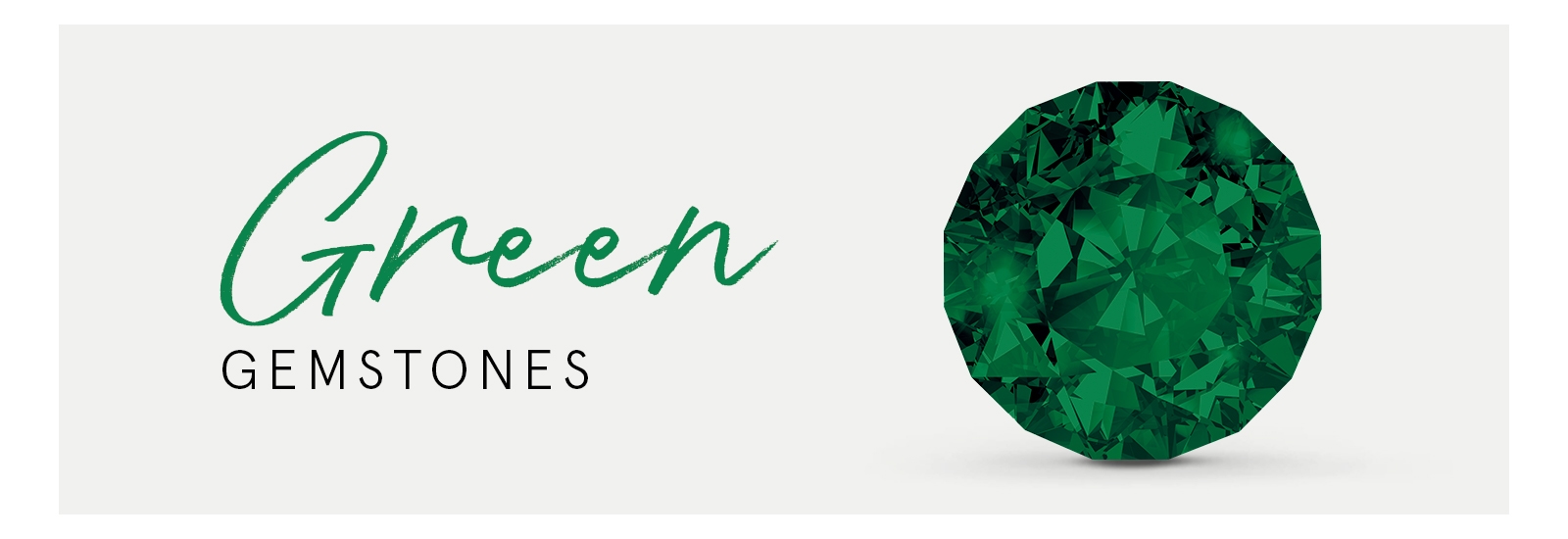 Loose green gemstone