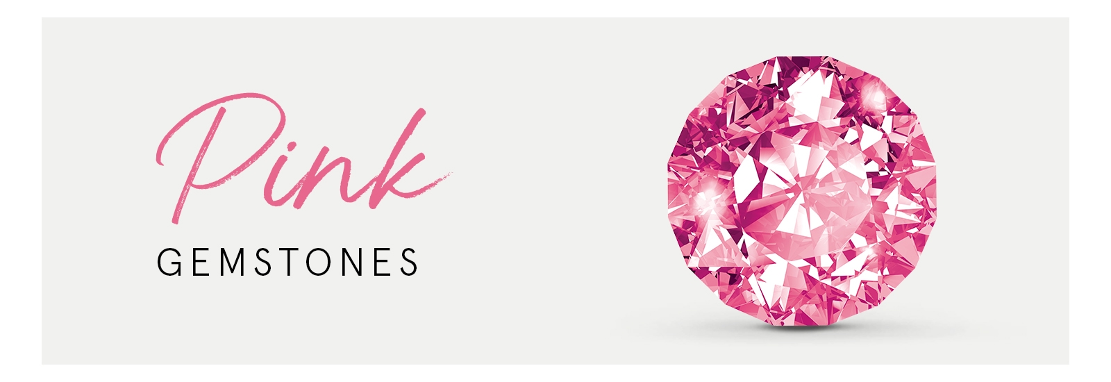 Loose pink gemstone