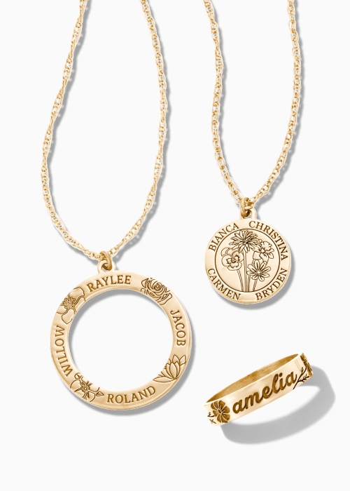 Personalized jewelry gifts