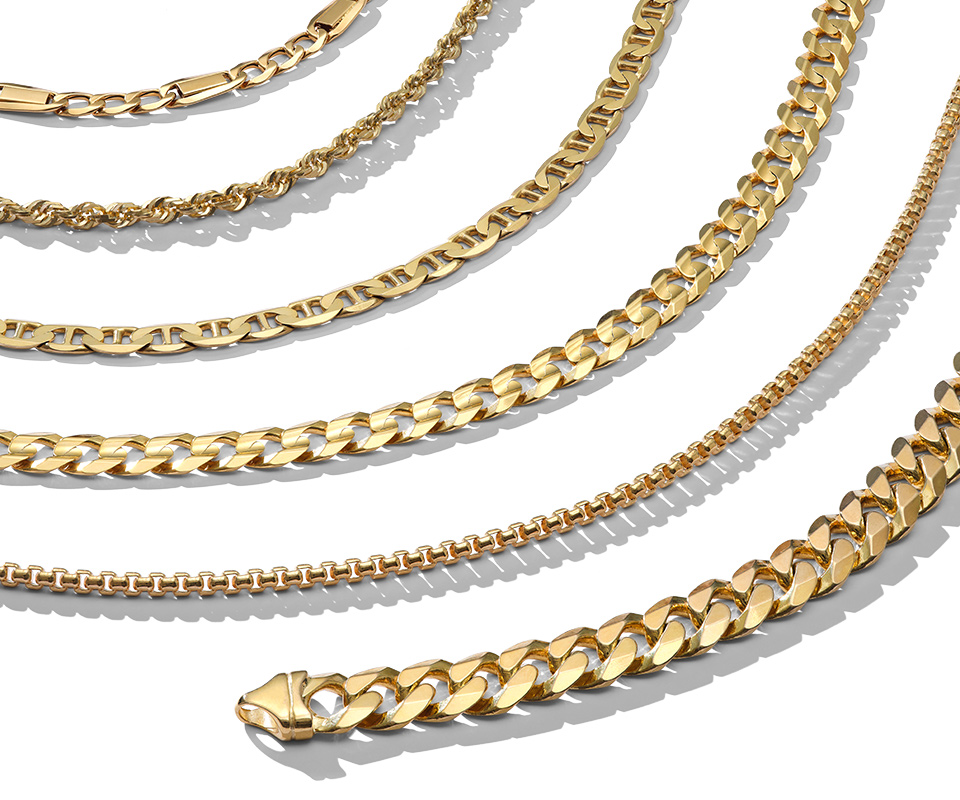 HOT 10k Gold Cuban Link Chain Kay Miami Cuban Kays Jewelers
