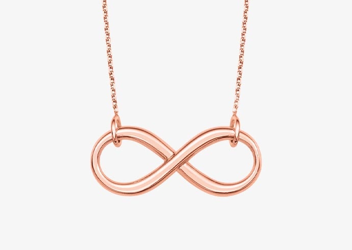 Rose gold necklace