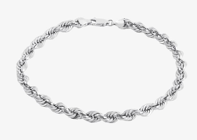 White gold bracelets