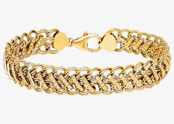 Yellow gold bracelets