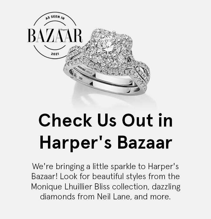 Harper's bazaar engagement on sale rings