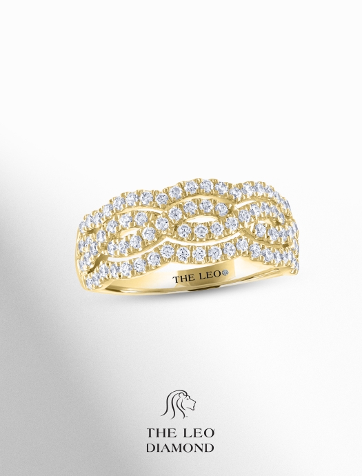 THE LEO Diamond Gold Engagement & Wedding Rings
