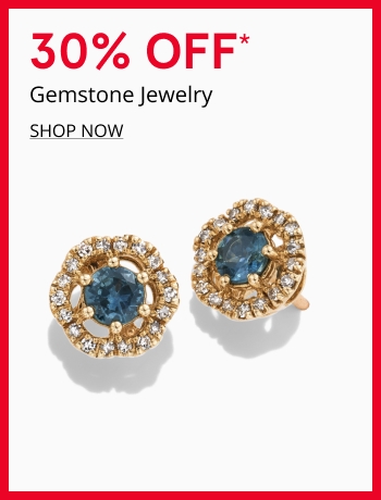30% Off Gemstone Jewelry